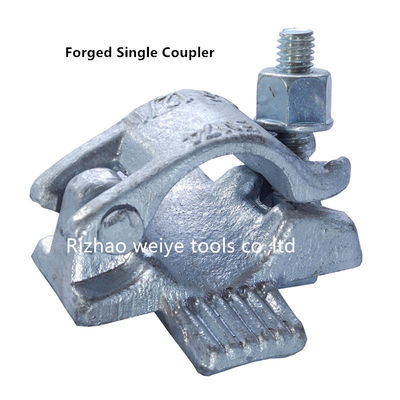 China Forged Scaffolding single coupler / ladder scaffolding pipe couplers supplier
