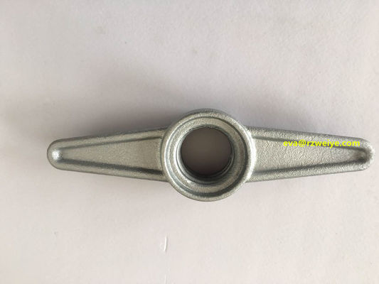China Q235 Scaffolding Jack Base screw nut φ38 / φ34mm hot galvanized supplier