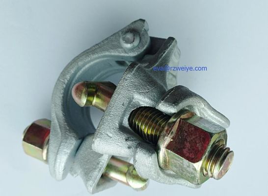China Gerüstkoppler  drop forged scaffold double coupler M14 tbolt 81mm flange nut 19/22mm supplier
